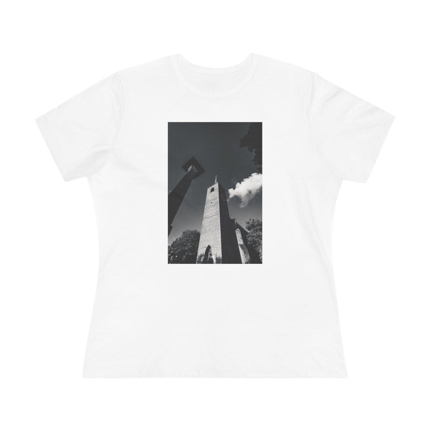 Lammenschans Steeple Monochrome Woman's Tee | The Monochrome Moods Collection