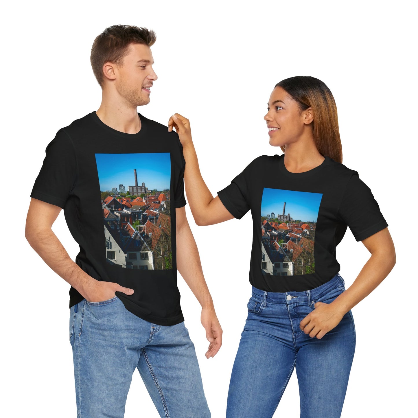View from the Burcht Leiden Unisex Tee | The StudioTJ Signature Collection