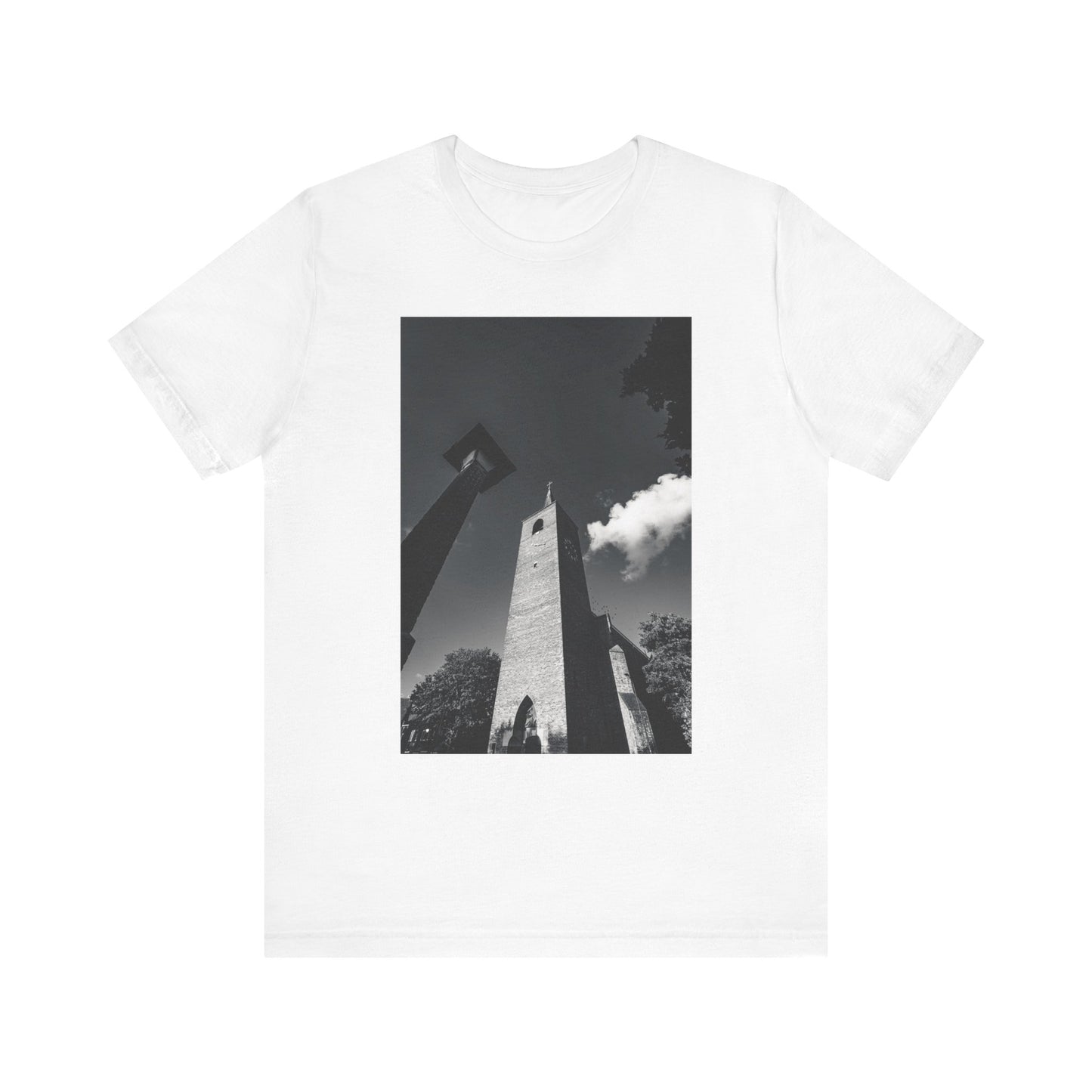 Lammenschans Steeple Monochrome Unisex Tee | The Monochrome Moods Collection