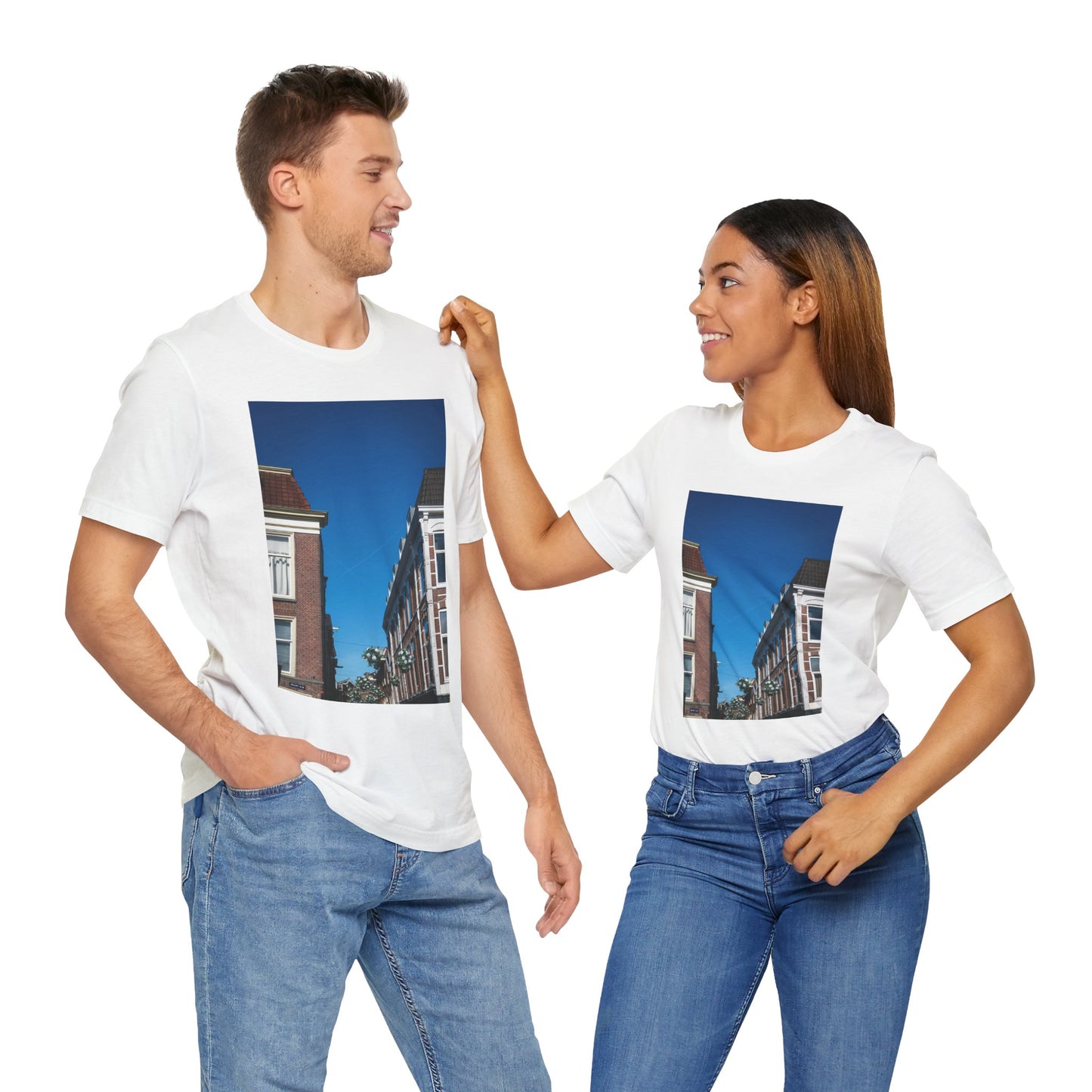 Azure Above the Burcht Leiden Unisex Tee | The StudioTJ Signature Collection