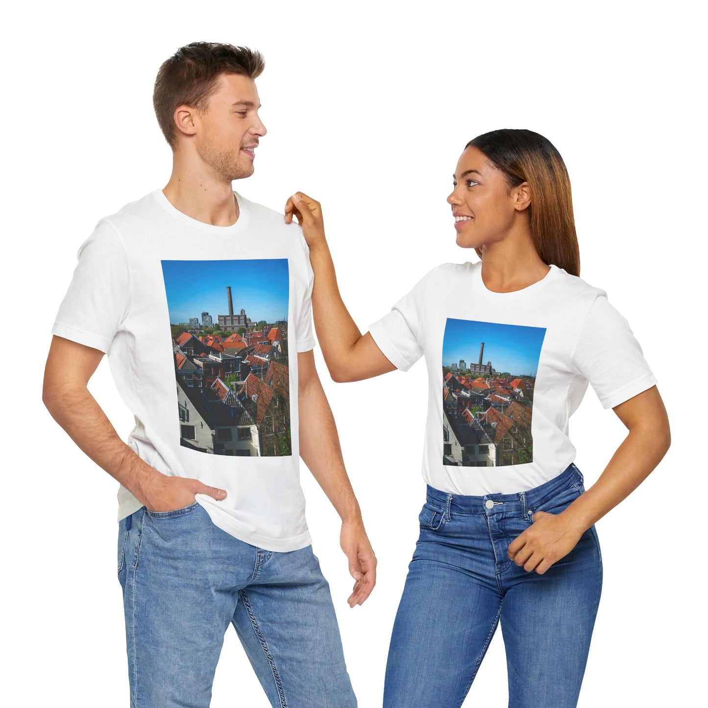 View from the Burcht Leiden Unisex Tee | The StudioTJ Signature Collection