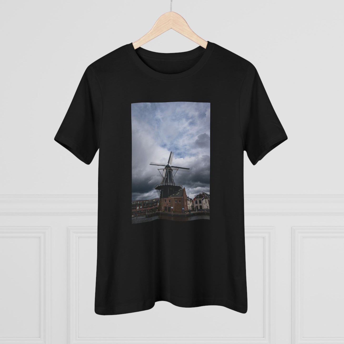 The Dutch Windmill Haarlem Woman's Tee | The Atmospheric Collection