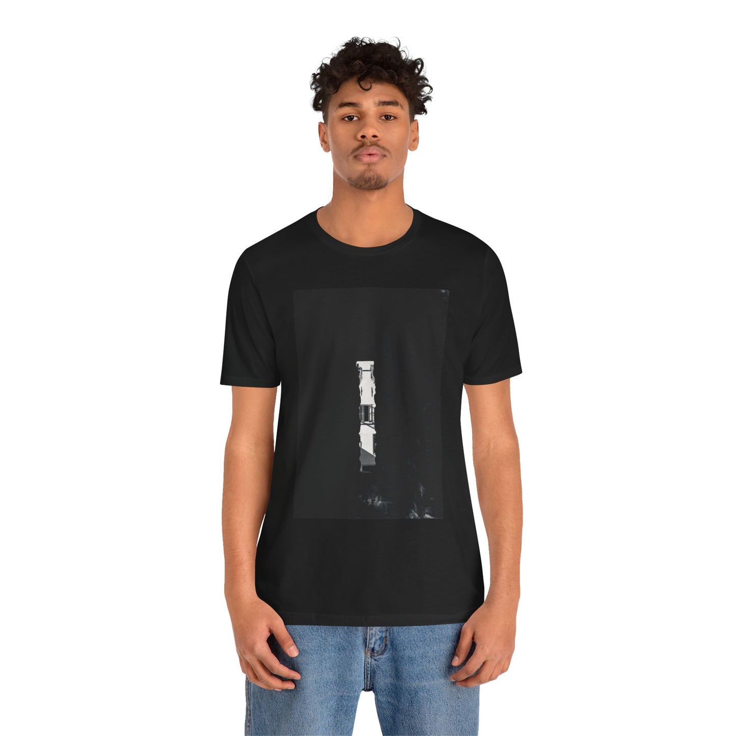A Window in Time Burcht Leiden Moody Unisex Tee | The Monochrome Moods Collection