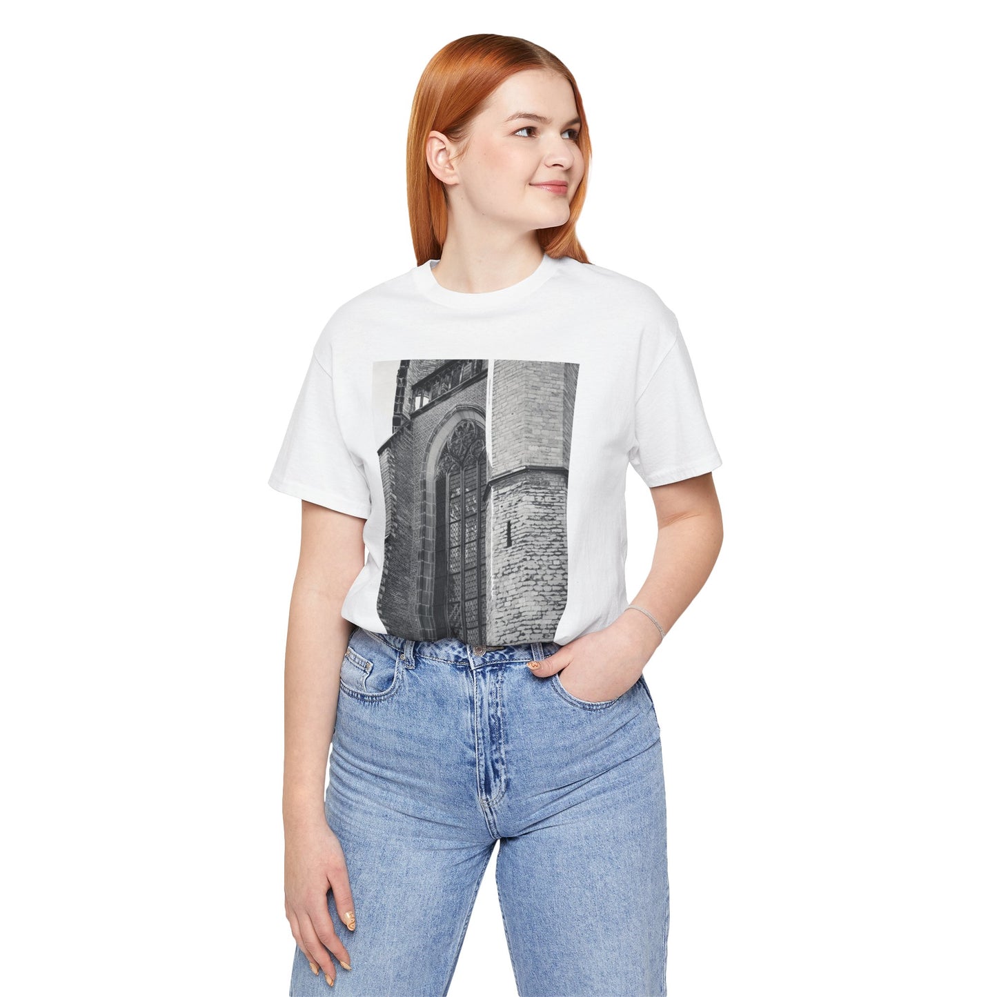Gothic Planes Leiden Moody Unisex Tee | The Monochrome Moods Collection