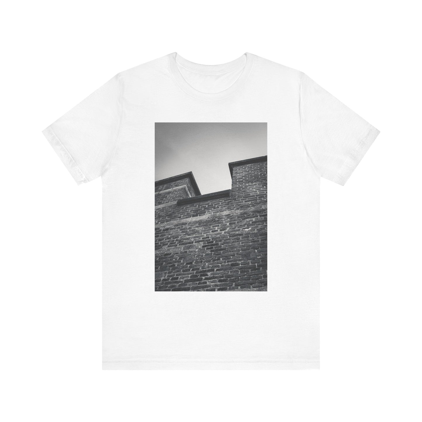 Light on Brick Burcht Leiden Moody Unisex Tee | The Monochrome Moods Collection