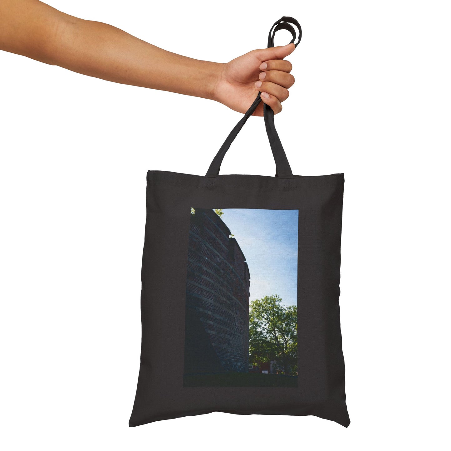 Stone & Sky Burcht Leiden Cotton Canvas Tote Bag with Artistic Photographic Print