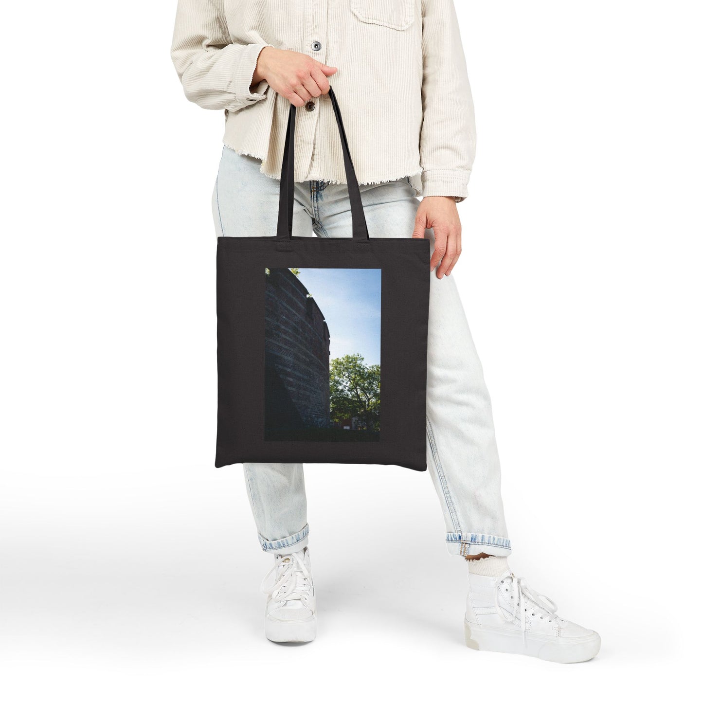 Stone & Sky Burcht Leiden Cotton Canvas Tote Bag with Artistic Photographic Print