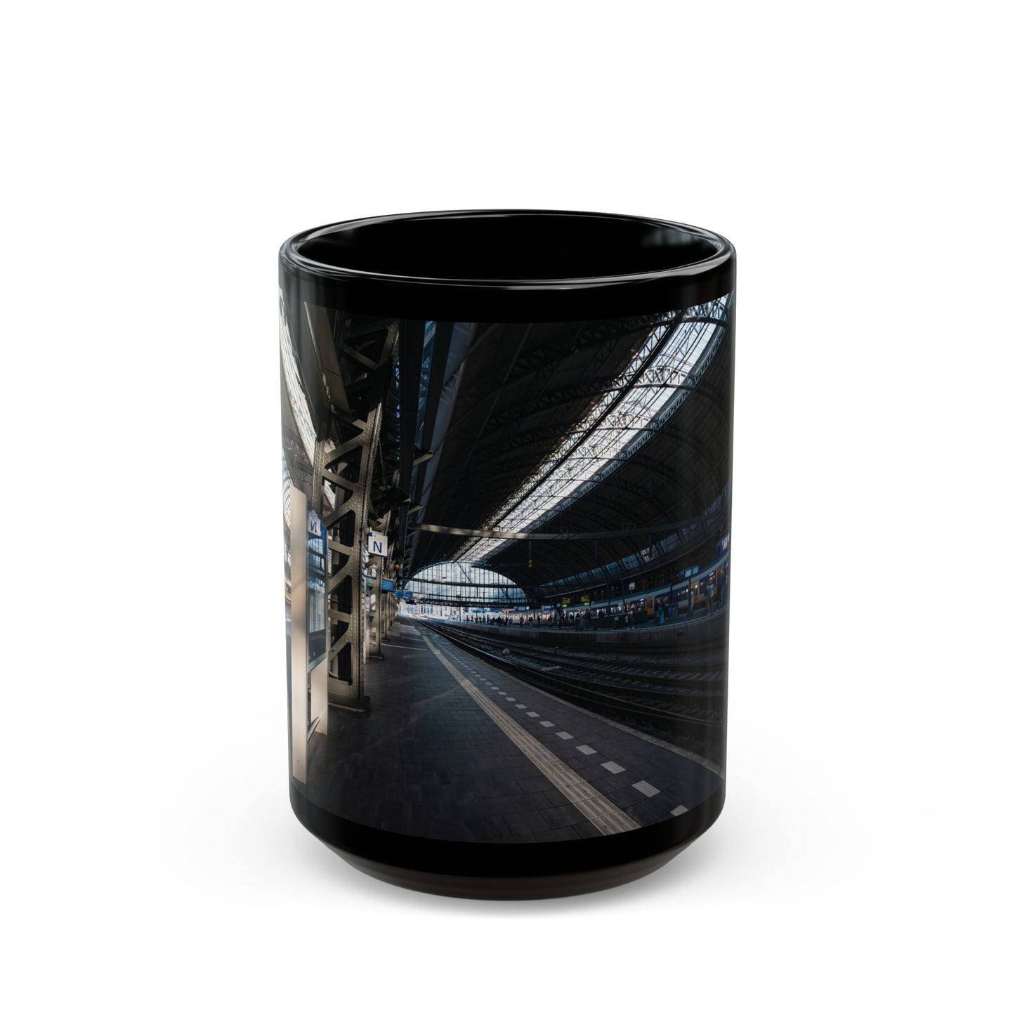 Amsterdam Central | Geometric Azure 11oz 15oz - The StudioTJ Signature Collection