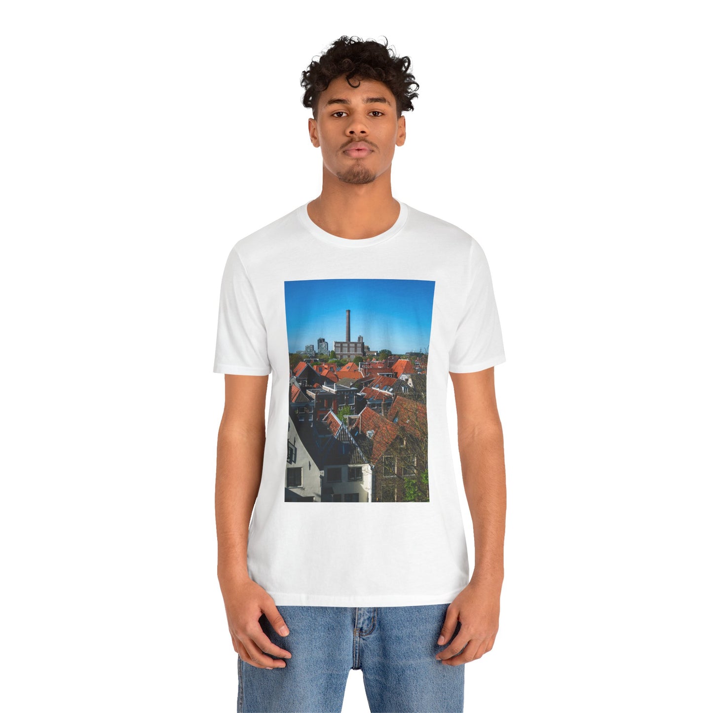 View from the Burcht Leiden Unisex Tee | The StudioTJ Signature Collection
