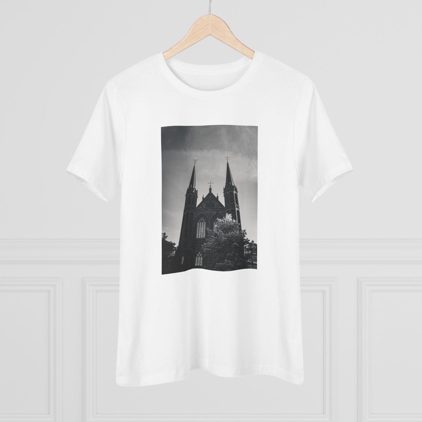 Iconic Form Amsterdam Moody Woman's Tee | The Monochrome Moods Collection