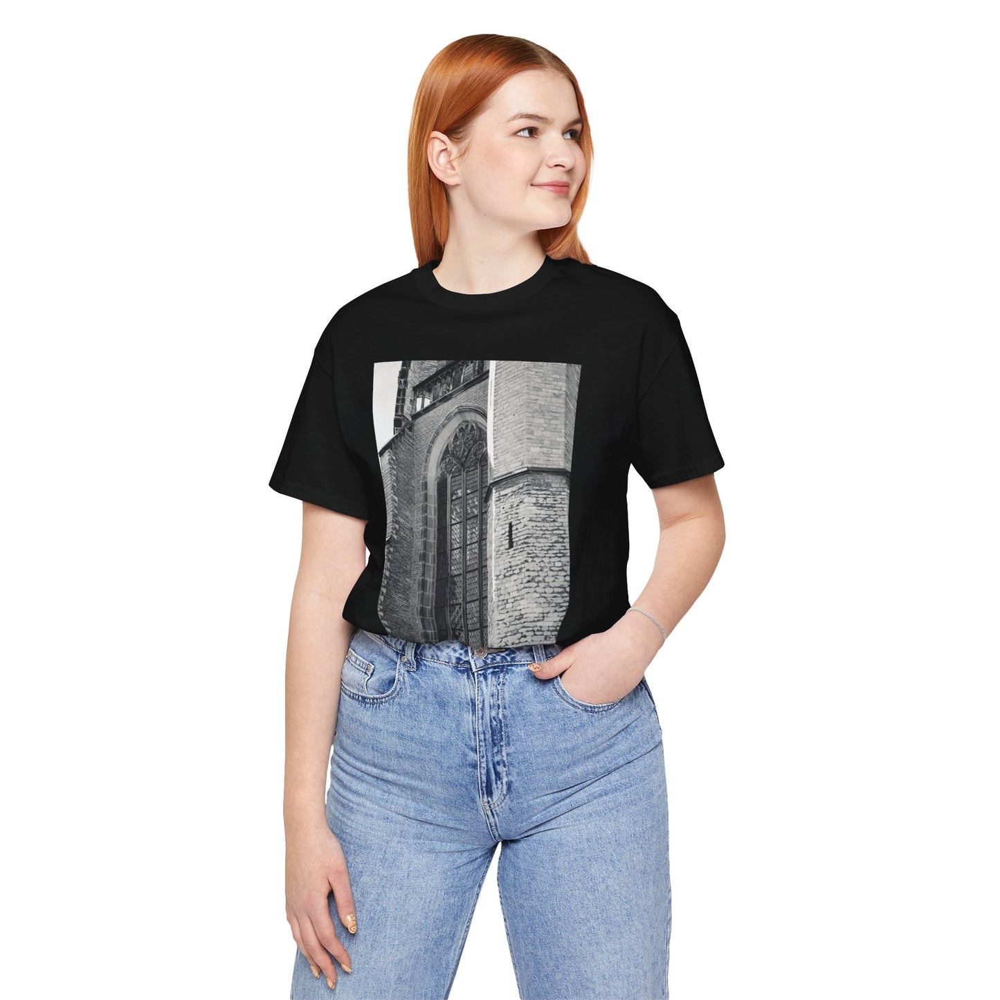 Gothic Planes Leiden Moody Unisex Tee | The Monochrome Moods Collection