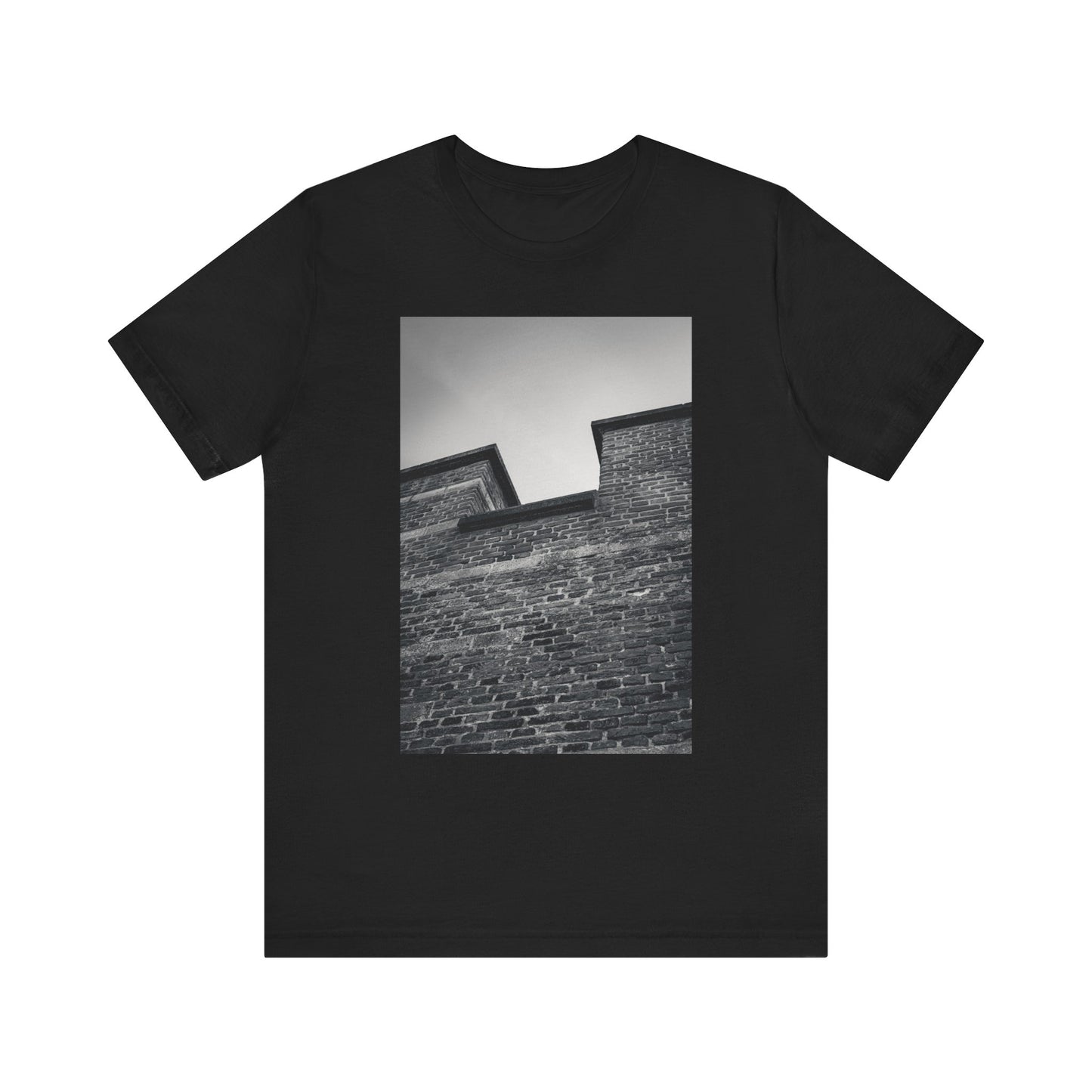 Light on Brick Burcht Leiden Moody Unisex Tee | The Monochrome Moods Collection