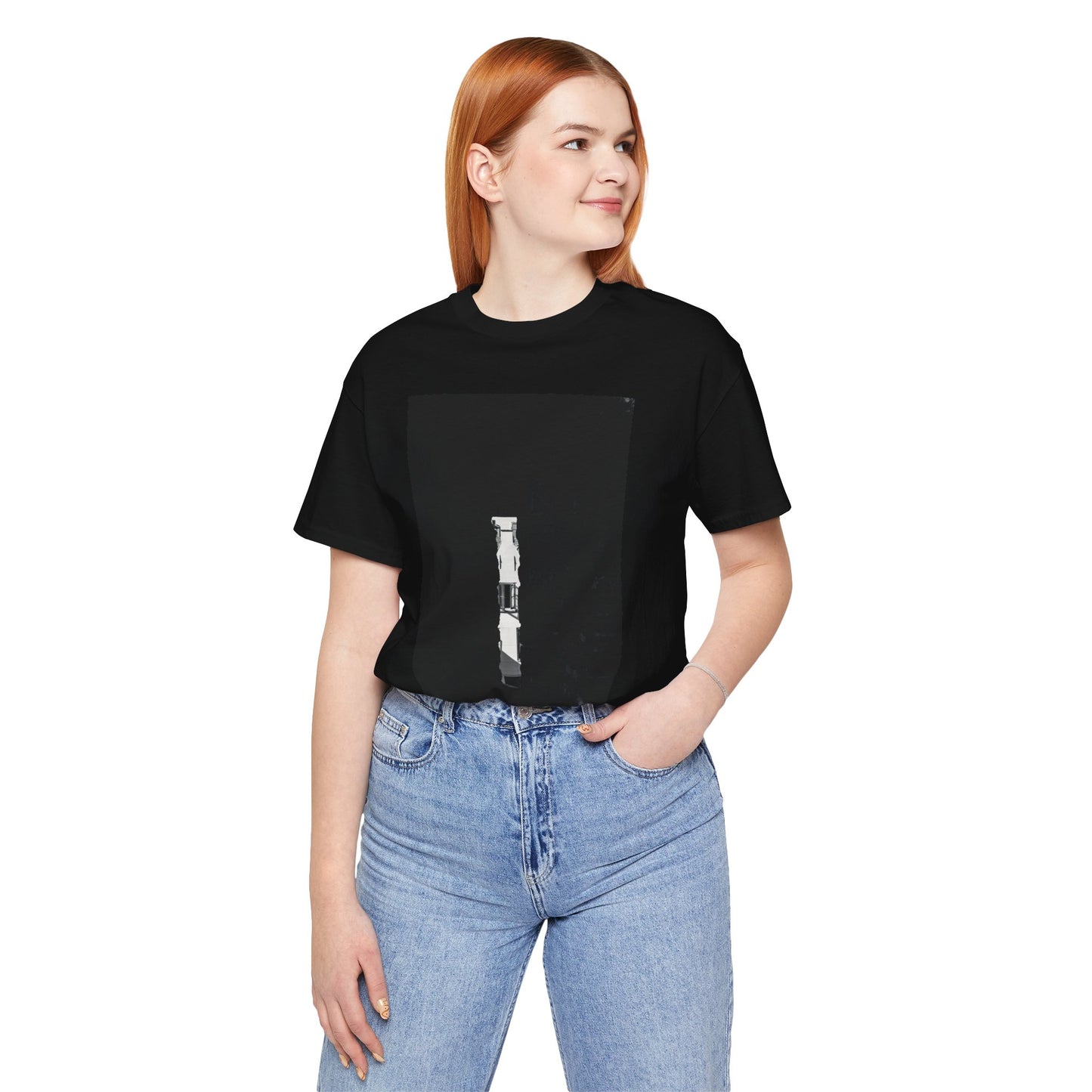 A Window in Time Burcht Leiden Moody Unisex Tee | The Monochrome Moods Collection