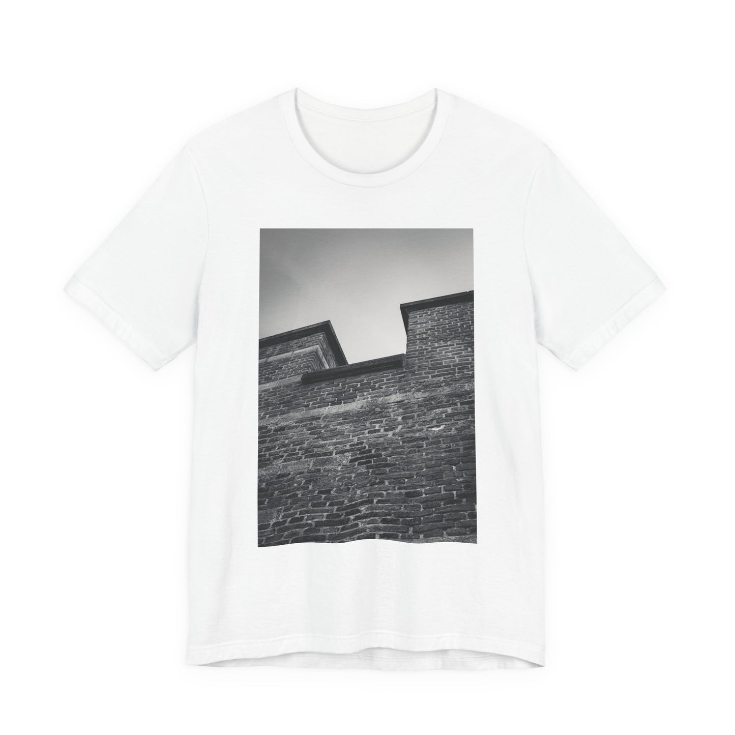 Light on Brick Burcht Leiden Moody Unisex Tee | The Monochrome Moods Collection