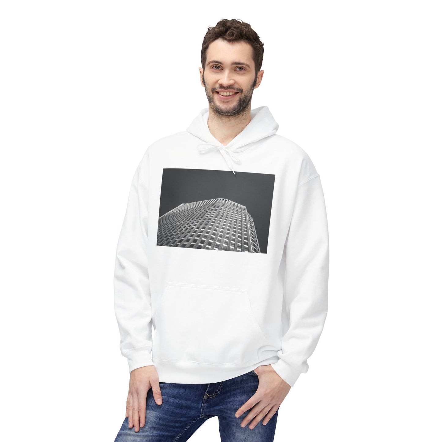 Concrete Scales Monochrome The Hague Fleece Hoodie