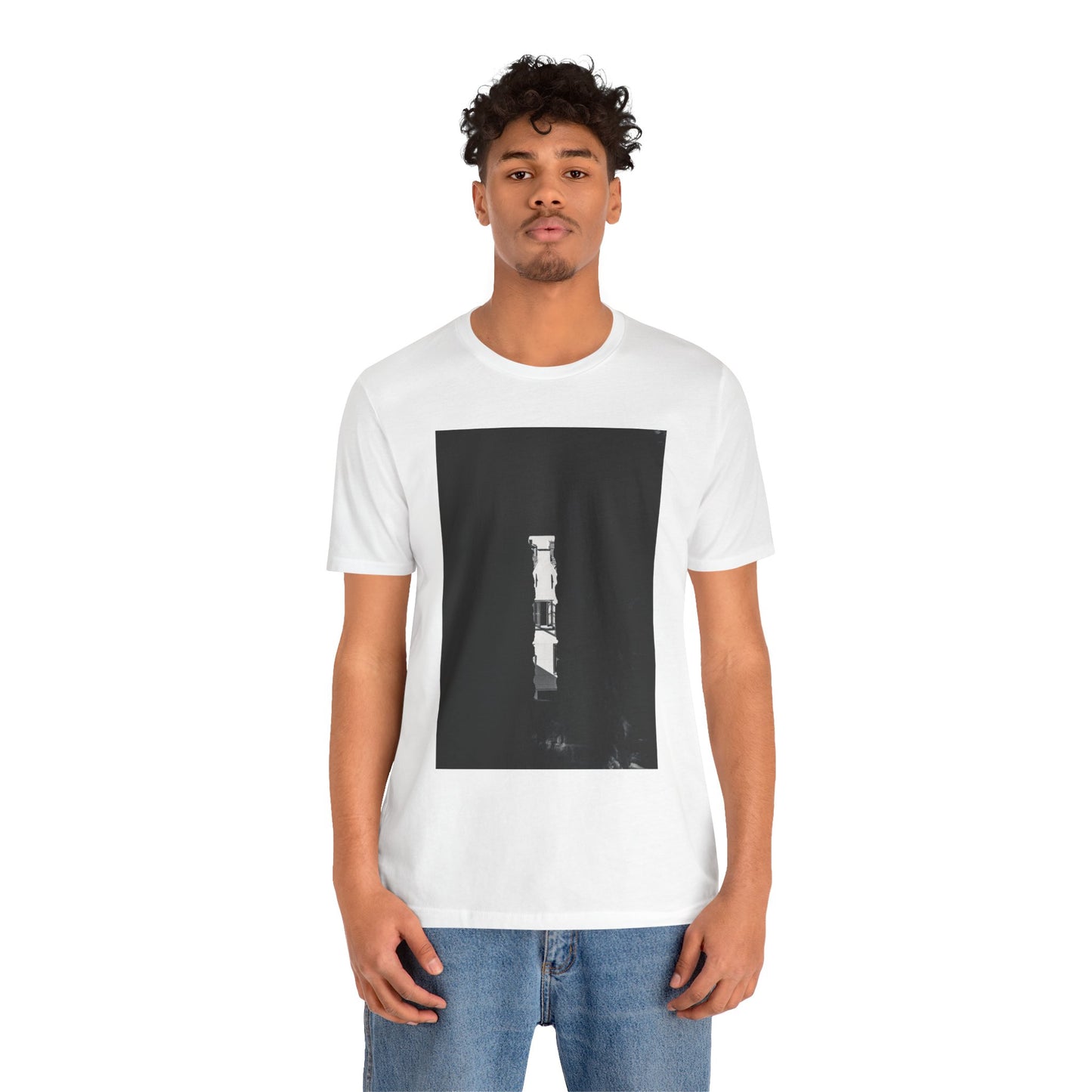 A Window in Time Burcht Leiden Moody Unisex Tee | The Monochrome Moods Collection