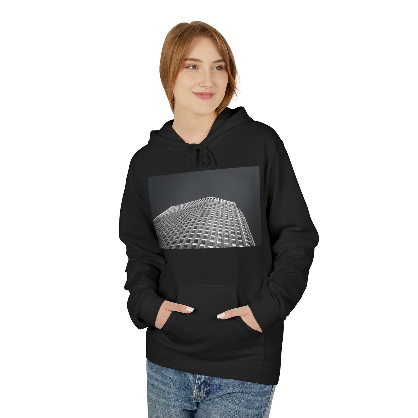 Concrete Scales Monochrome The Hague Fleece Hoodie