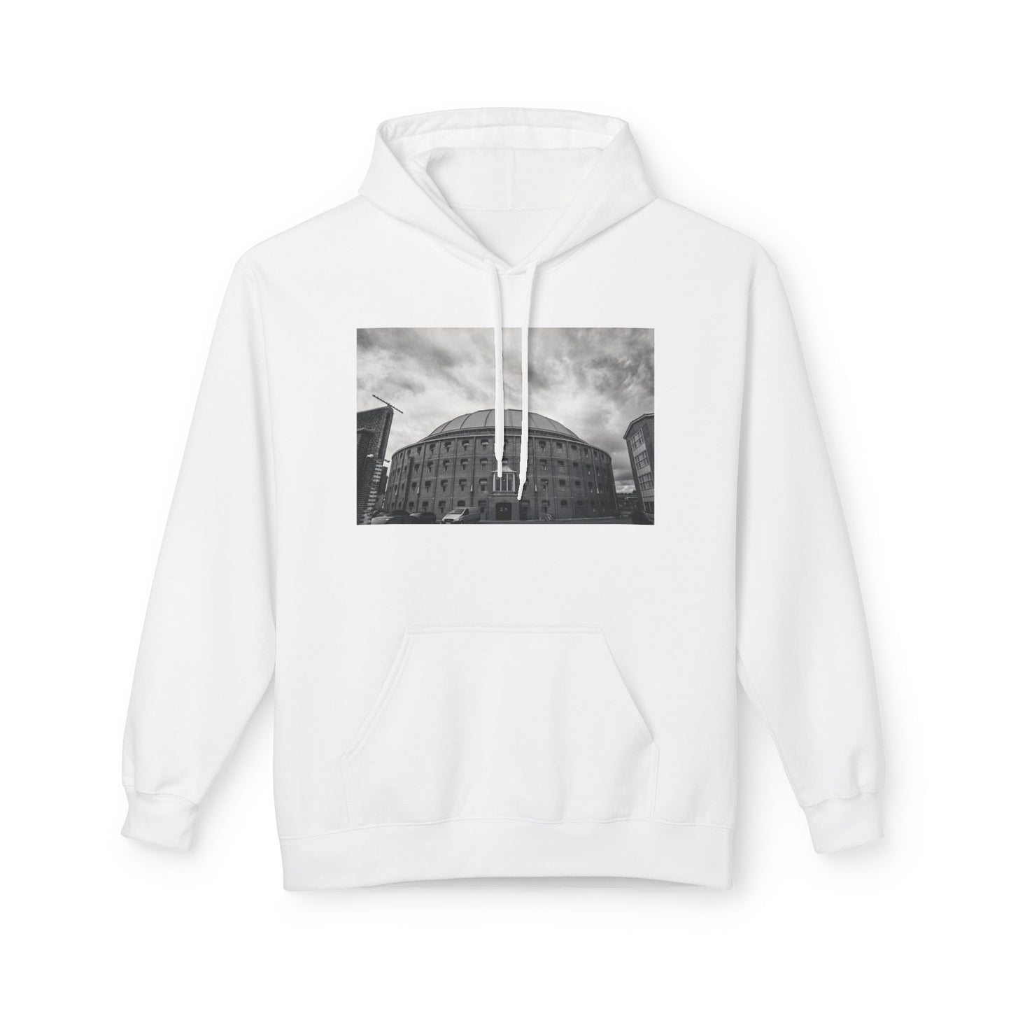 Celestial Geometry Haarlem Monochrome Fleece Hoodie