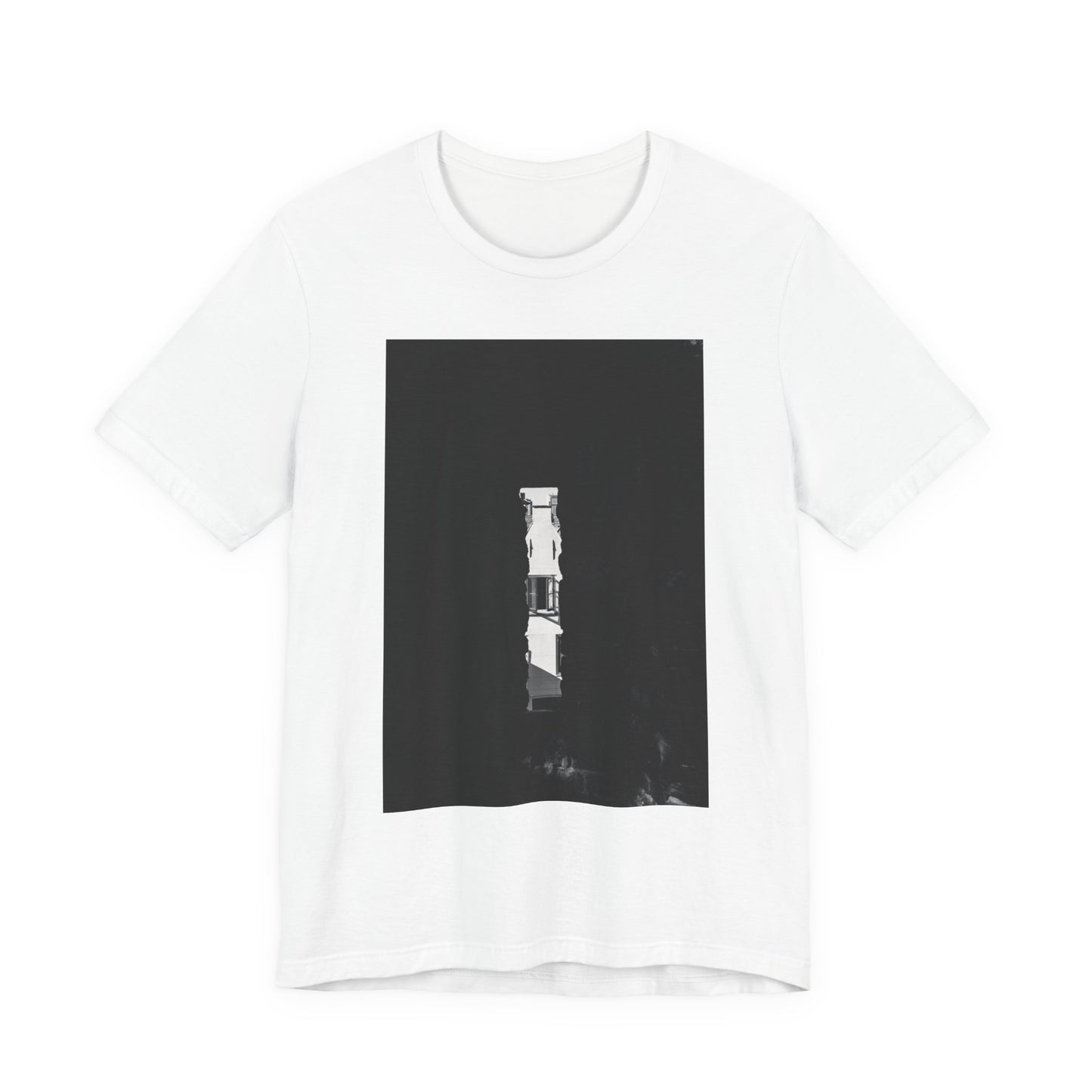 A Window in Time Burcht Leiden Moody Unisex Tee | The Monochrome Moods Collection