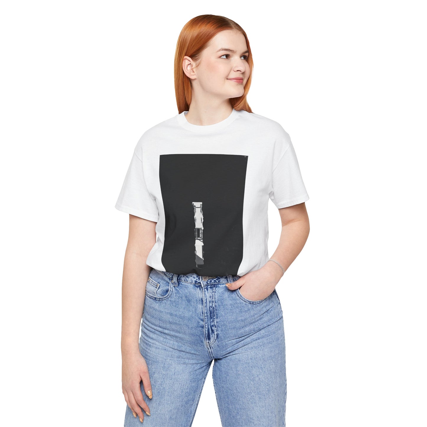 A Window in Time Burcht Leiden Moody Unisex Tee | The Monochrome Moods Collection