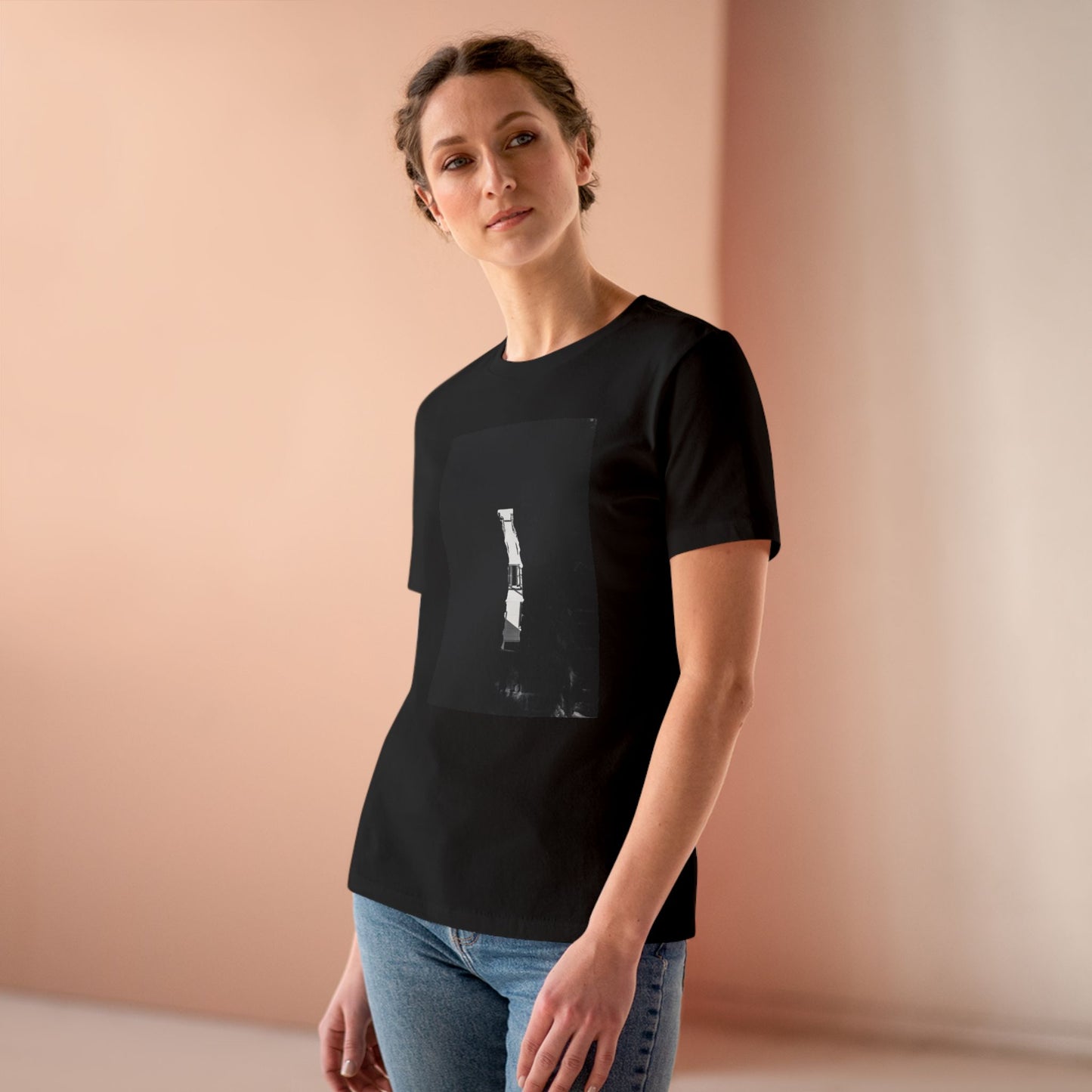 A Window in Time Burcht Leiden Moody Woman's Tee | The Monochrome Moods Collection