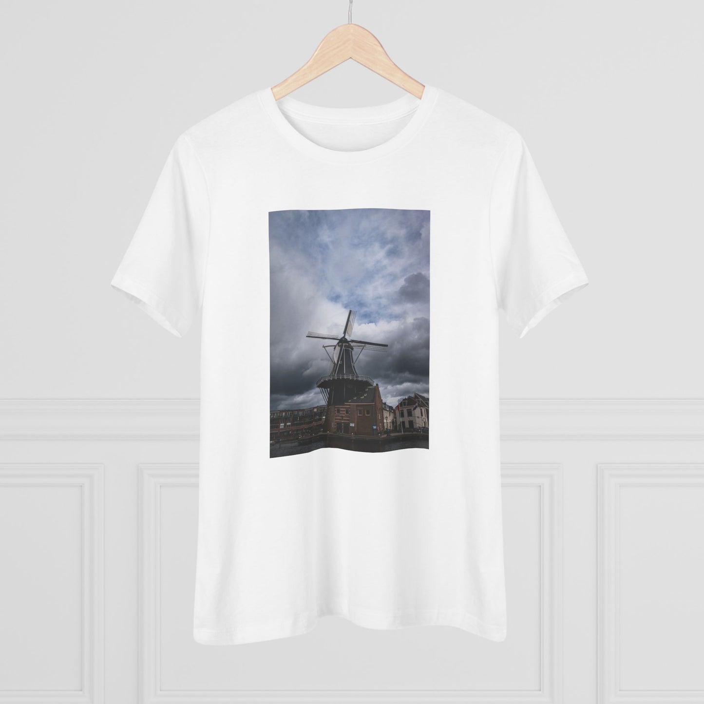 The Dutch Windmill Haarlem Woman's Tee | The Atmospheric Collection