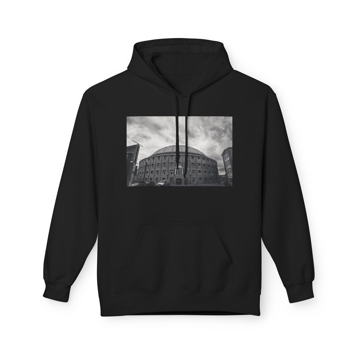 Celestial Geometry Haarlem Monochrome Fleece Hoodie