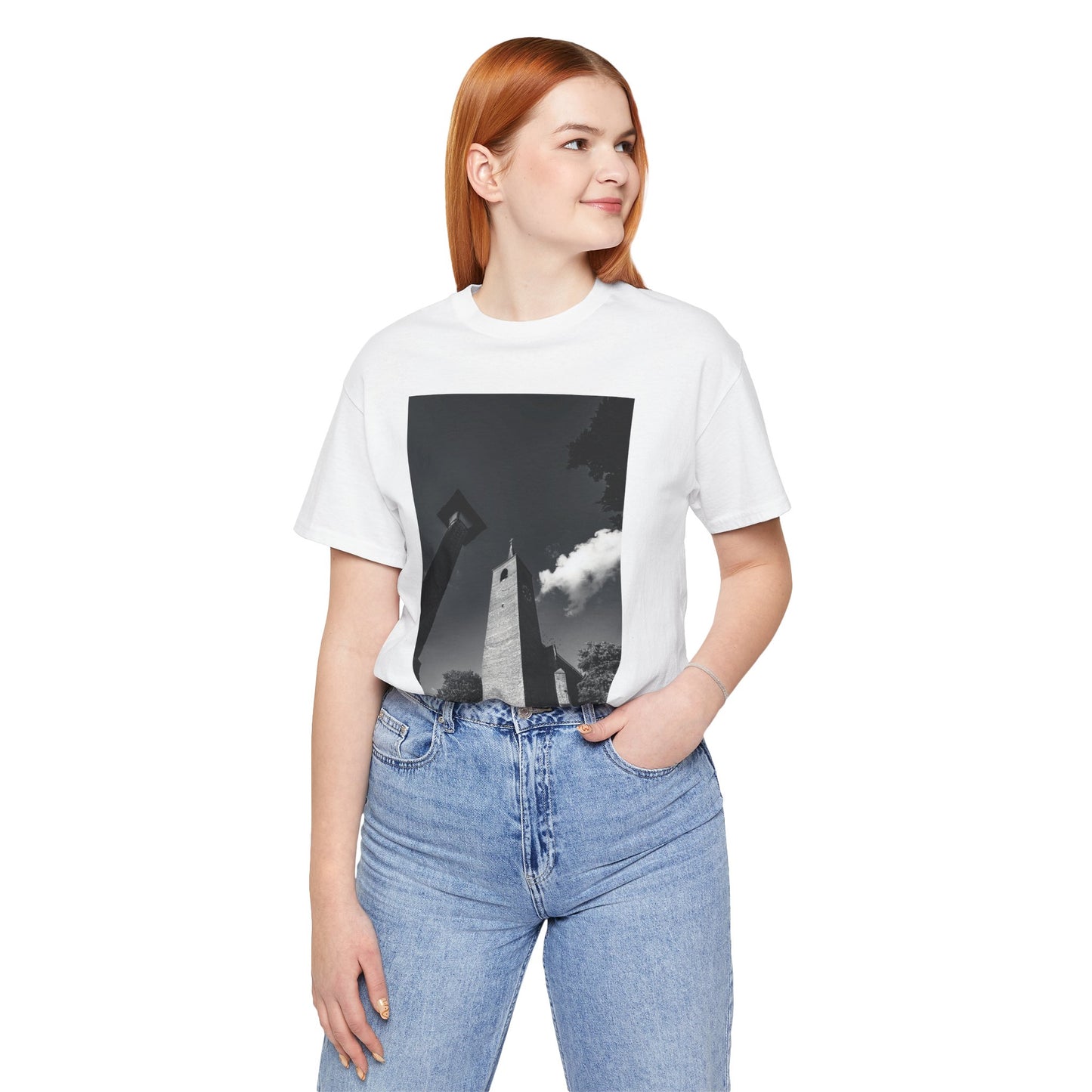 Lammenschans Steeple Monochrome Unisex Tee | The Monochrome Moods Collection