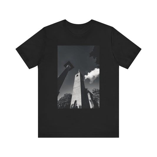 Lammenschans Steeple Monochrome Unisex Tee | The Monochrome Moods Collection