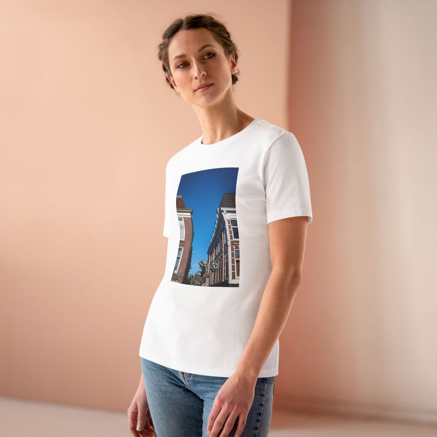 Azure Above the Burcht Leiden Woman's Tee | The StudioTJ Signature Collection