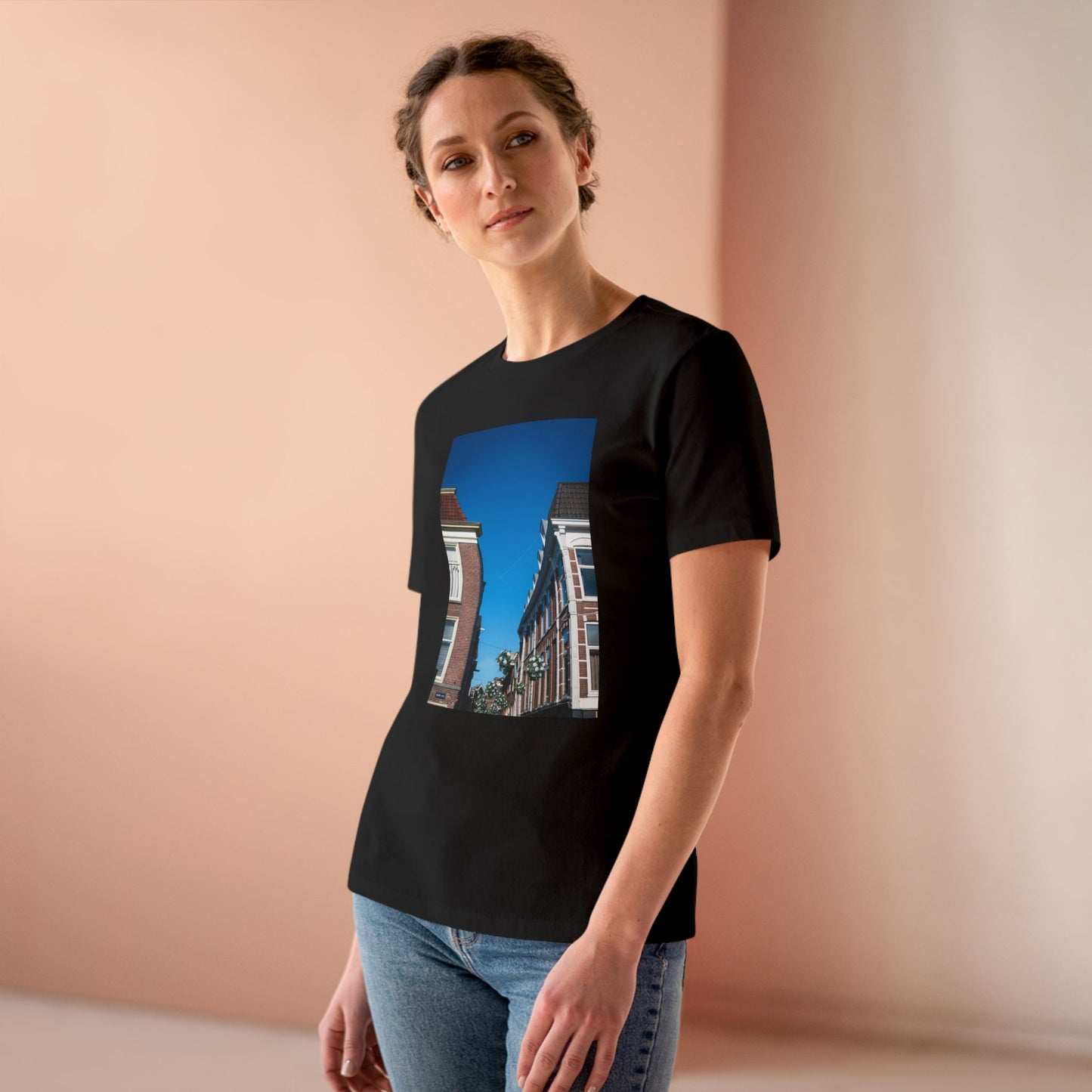 Azure Above the Burcht Leiden Woman's Tee | The StudioTJ Signature Collection