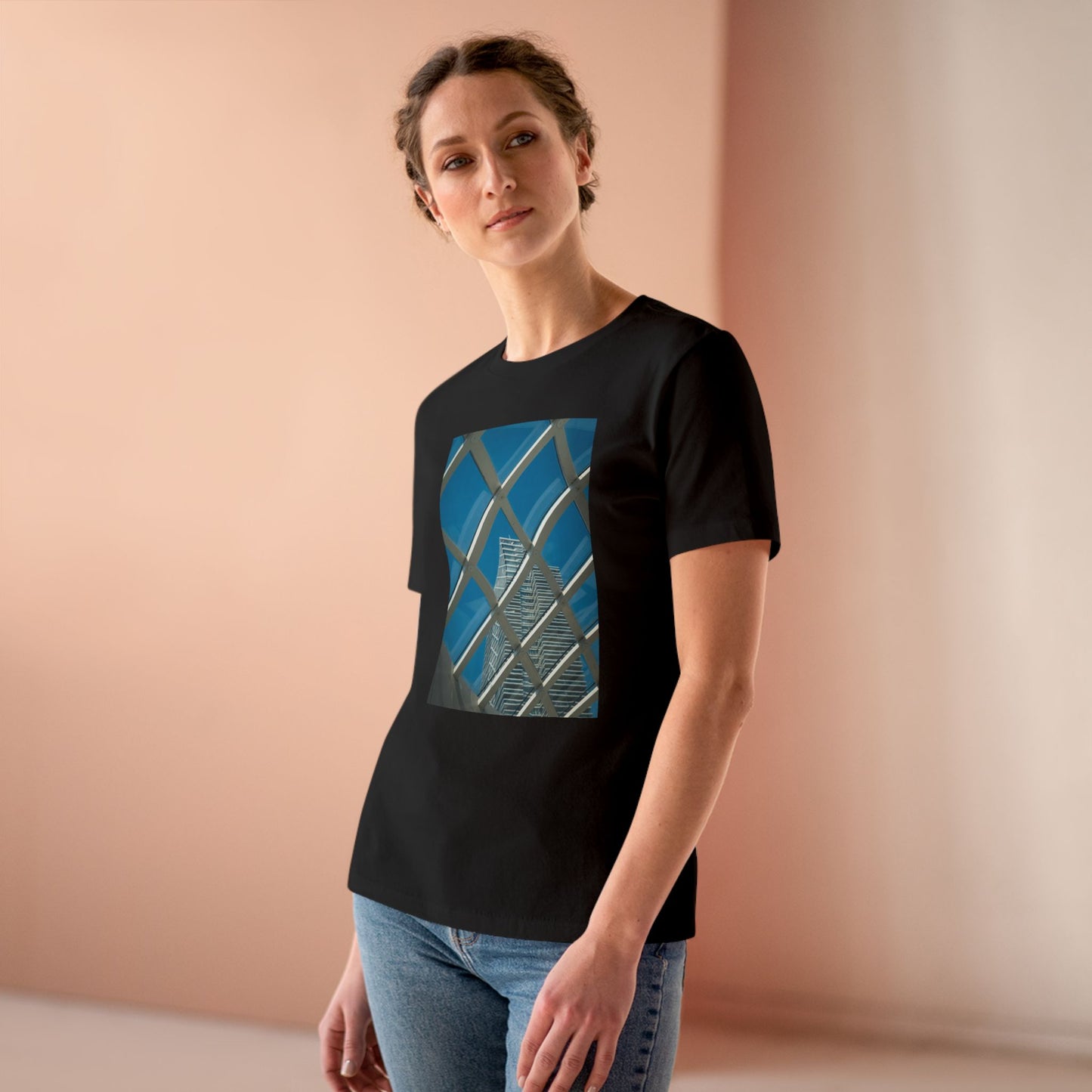 Azure Ascent The Hague Woman's Tee | The StudioTJ Signature Collection
