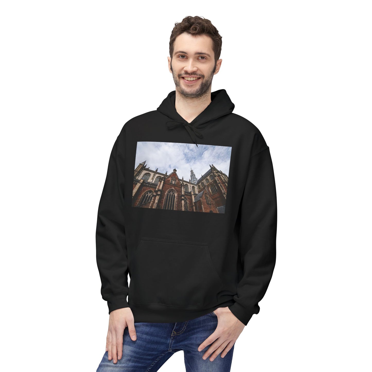 Gothic Ascent Dramatic Haarlem Fleece Hoodie