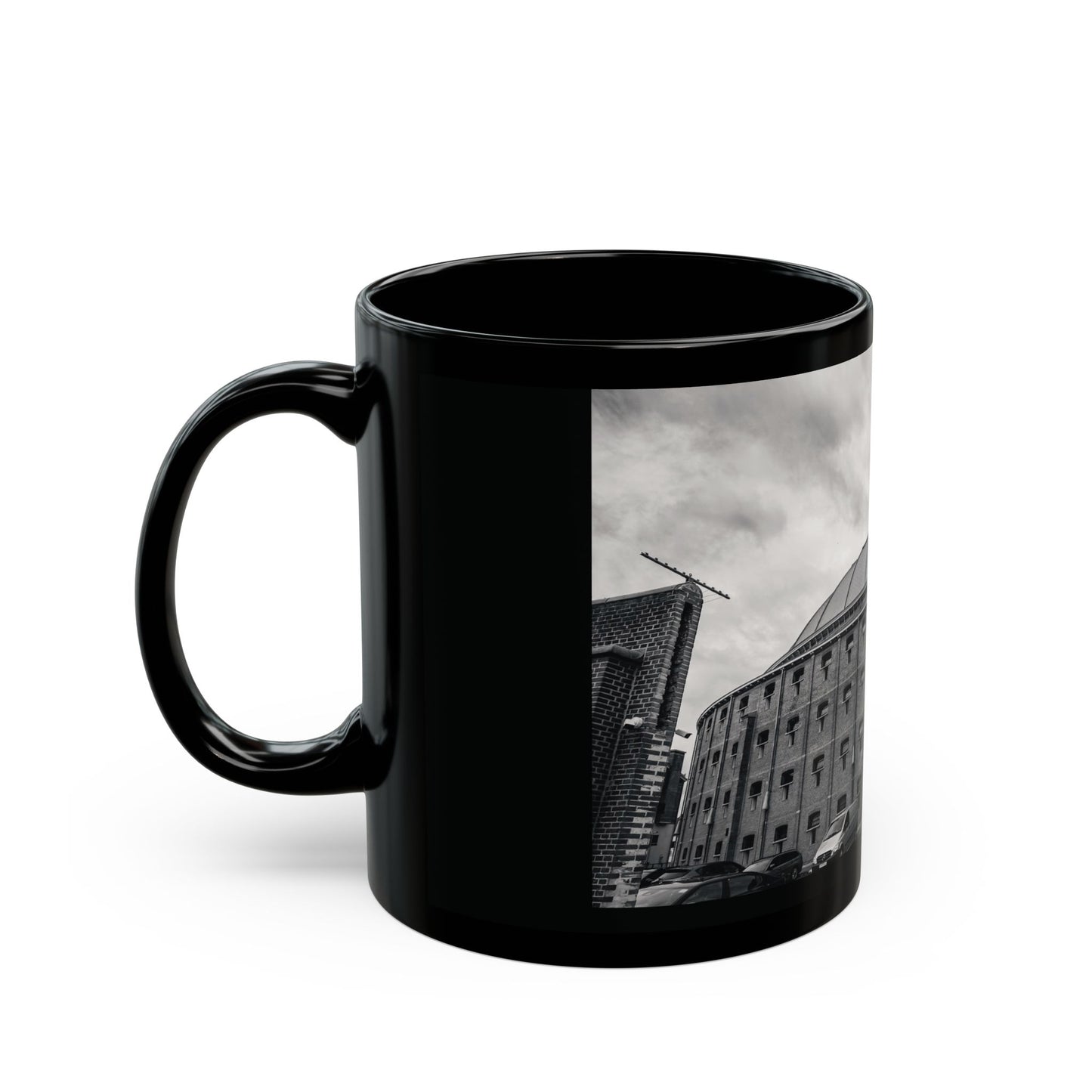 Celestial Geometry Haarlem Dome Monochrome Ceramic Mug 11oz 15oz