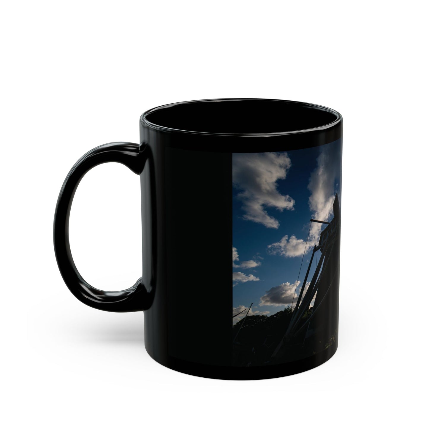 Dramatic Sky Leiden Windmill Ceramic Mug 11oz 15oz