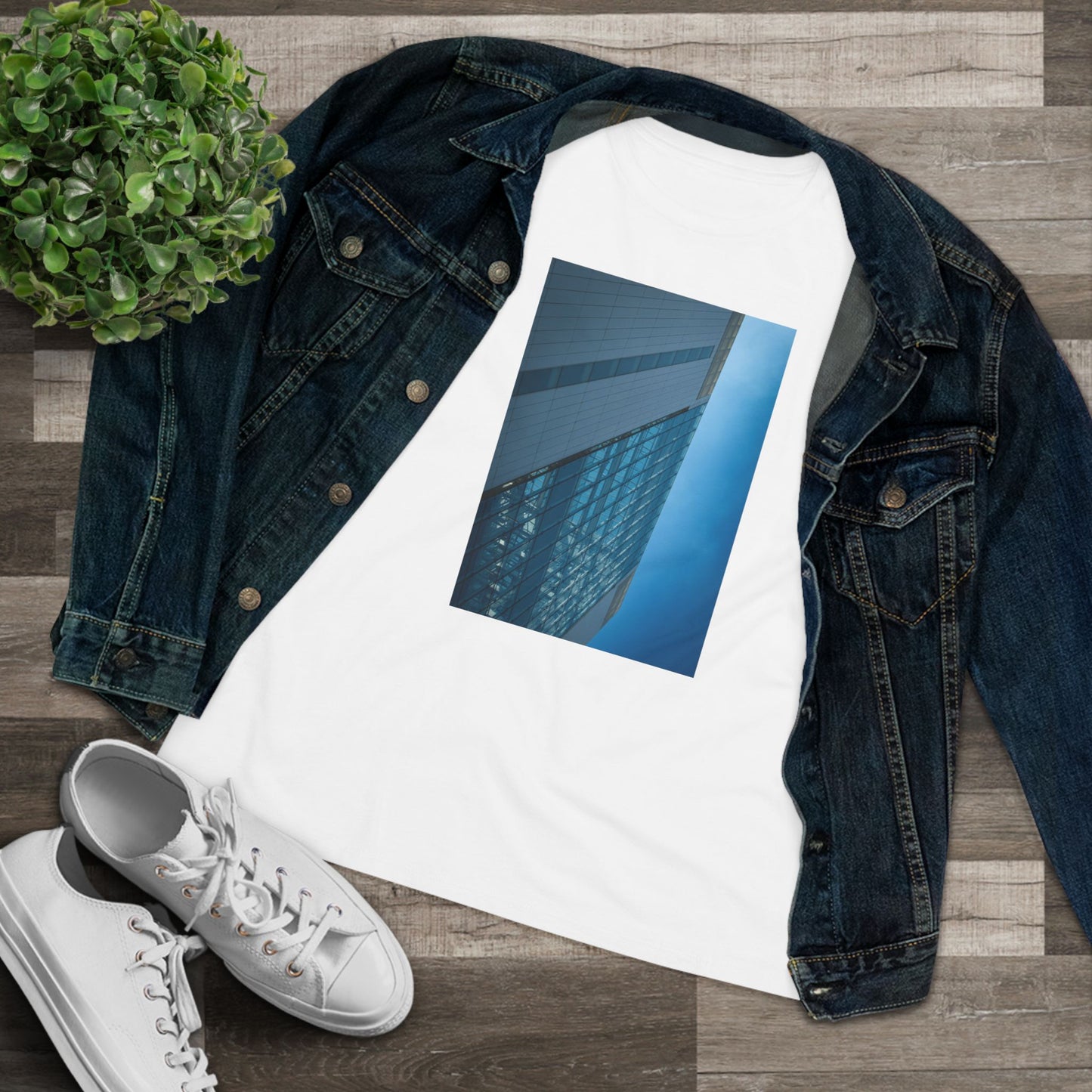 Skyscraper Rise The Hague Woman's Tee | The StudioTJ Signature Collection