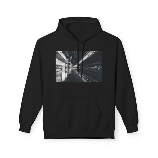 Amsterdam Central | Architectural Form Monochrome Fleece Hoodie