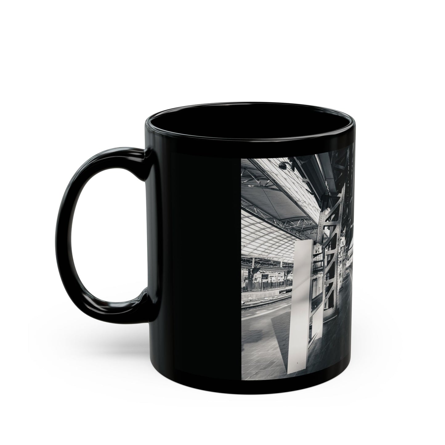 Amsterdam Central | Architectural Form Monochrome Ceramic Mug 11oz 15oz
