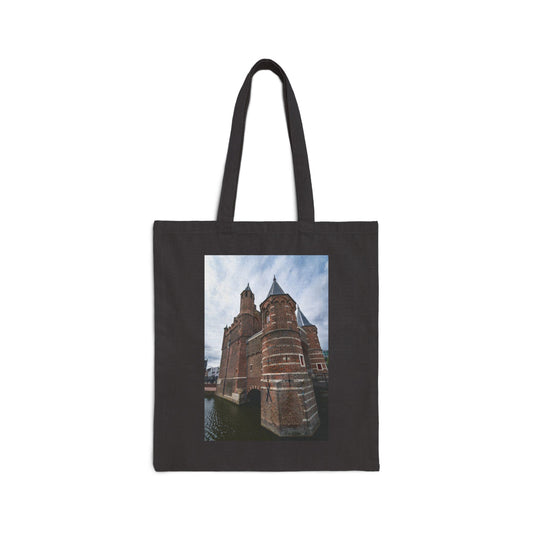 City Spire Haarlem Cotton Canvas Tote Bag with Artistic Photographic Print