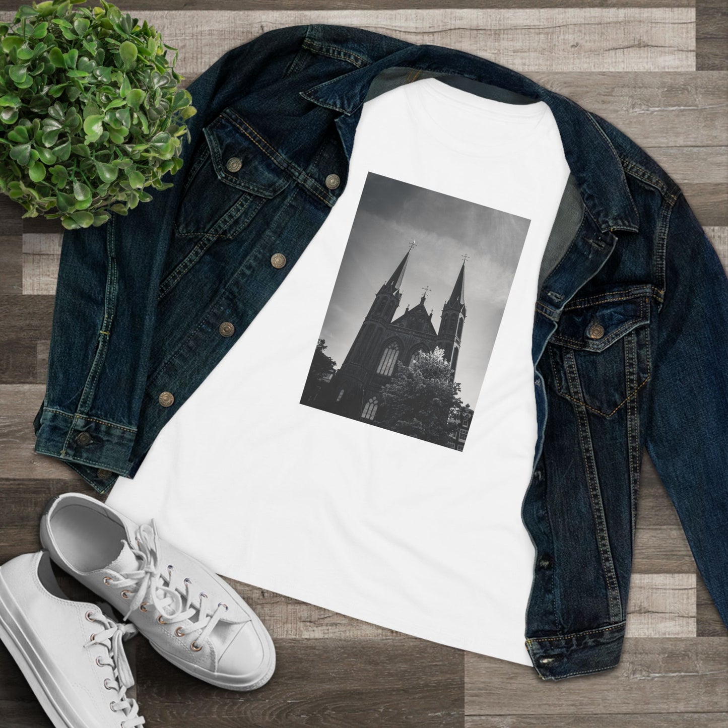 Iconic Form Amsterdam Moody Woman's Tee | The Monochrome Moods Collection