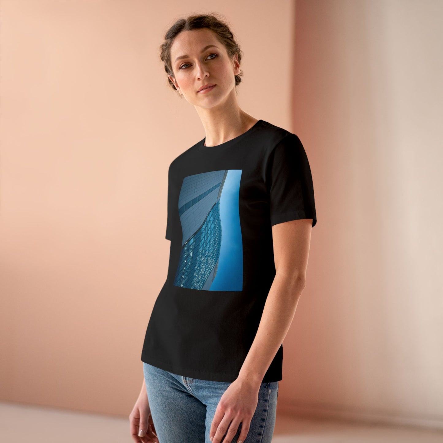 Skyscraper Rise The Hague Woman's Tee | The StudioTJ Signature Collection