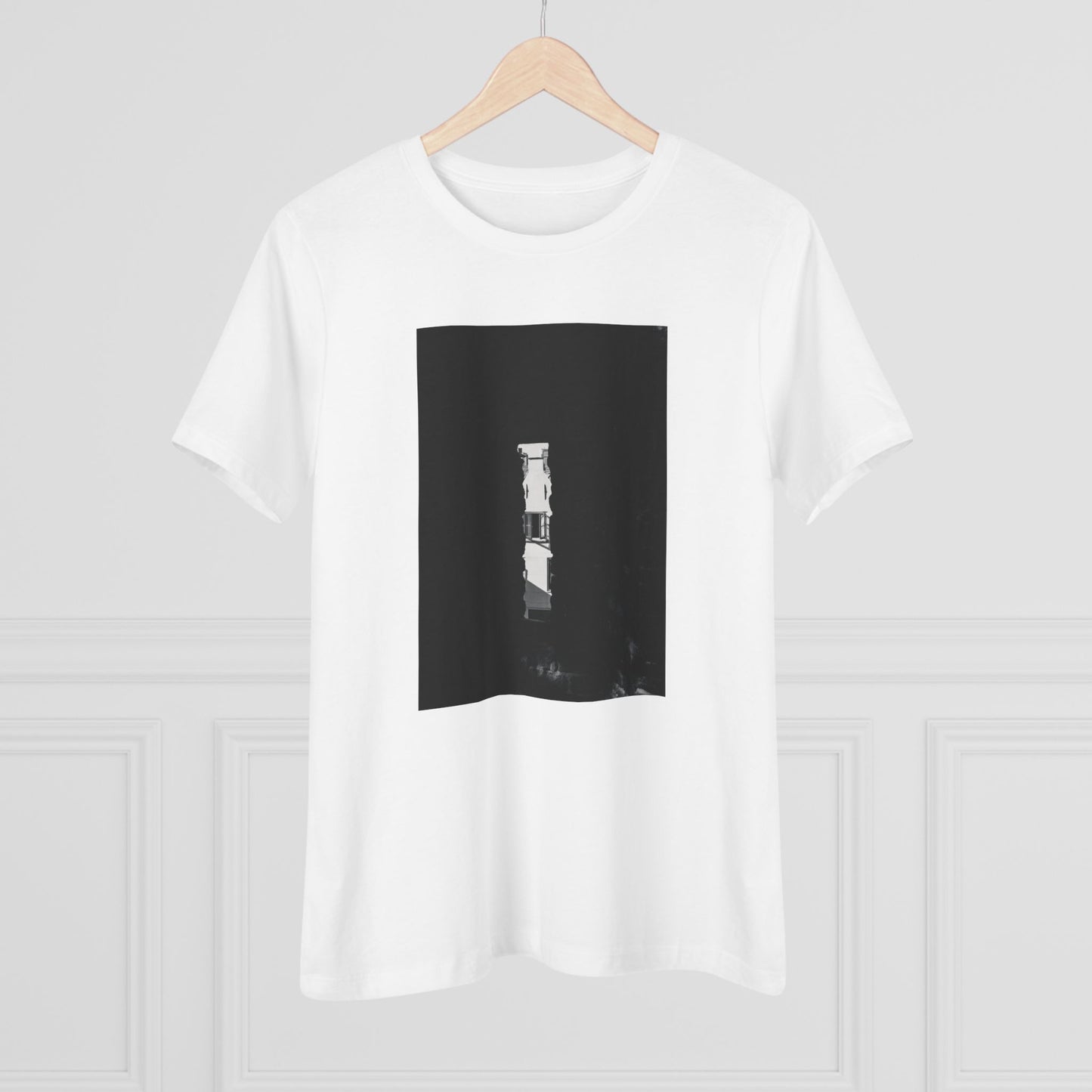 A Window in Time Burcht Leiden Moody Woman's Tee | The Monochrome Moods Collection