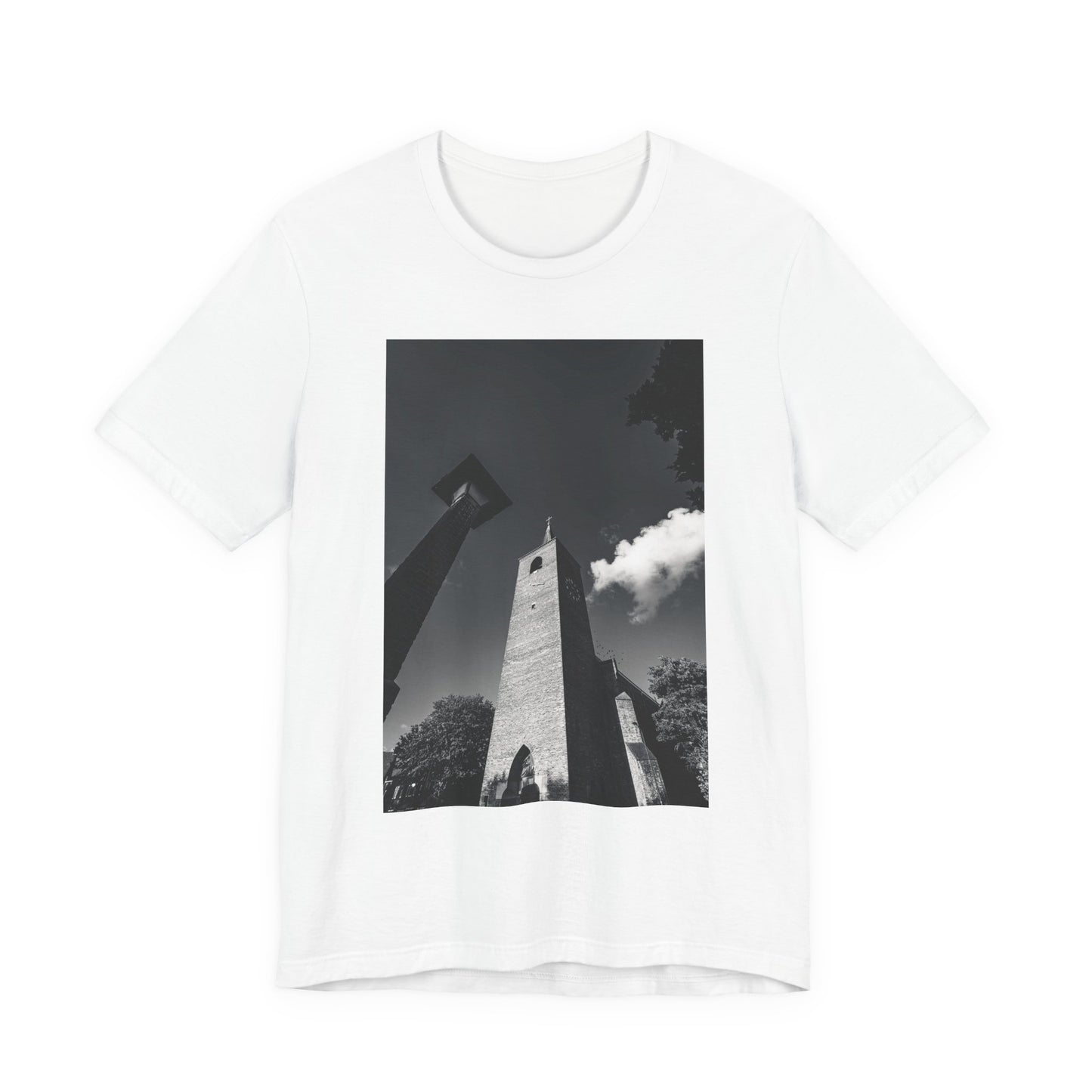Lammenschans Steeple Monochrome Unisex Tee | The Monochrome Moods Collection