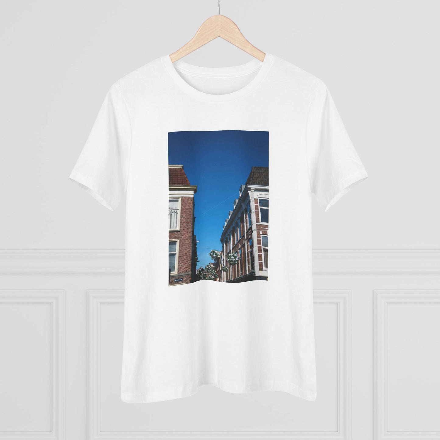 Azure Above the Burcht Leiden Woman's Tee | The StudioTJ Signature Collection