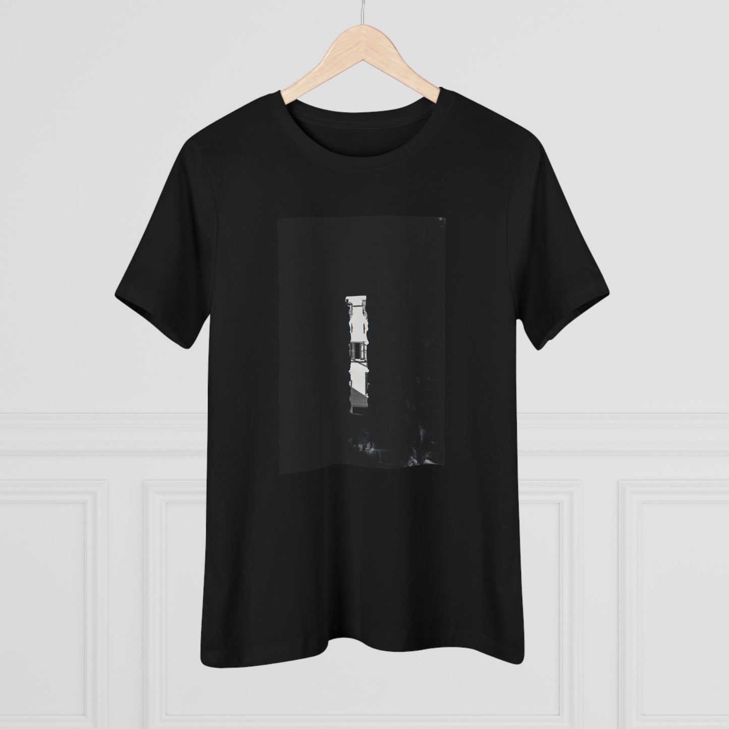 A Window in Time Burcht Leiden Moody Woman's Tee | The Monochrome Moods Collection