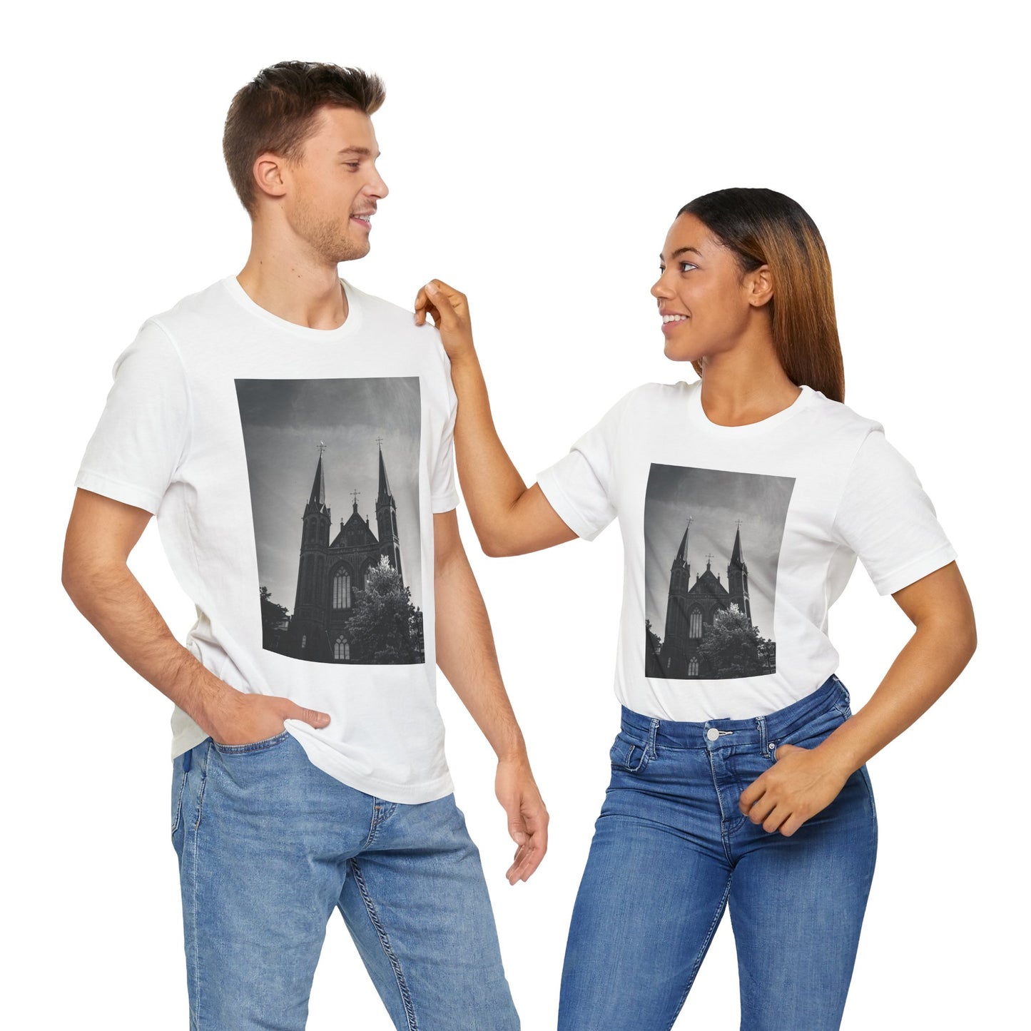 Iconic Form Amsterdam Moody Unisex Tee | The Monochrome Moods Collection
