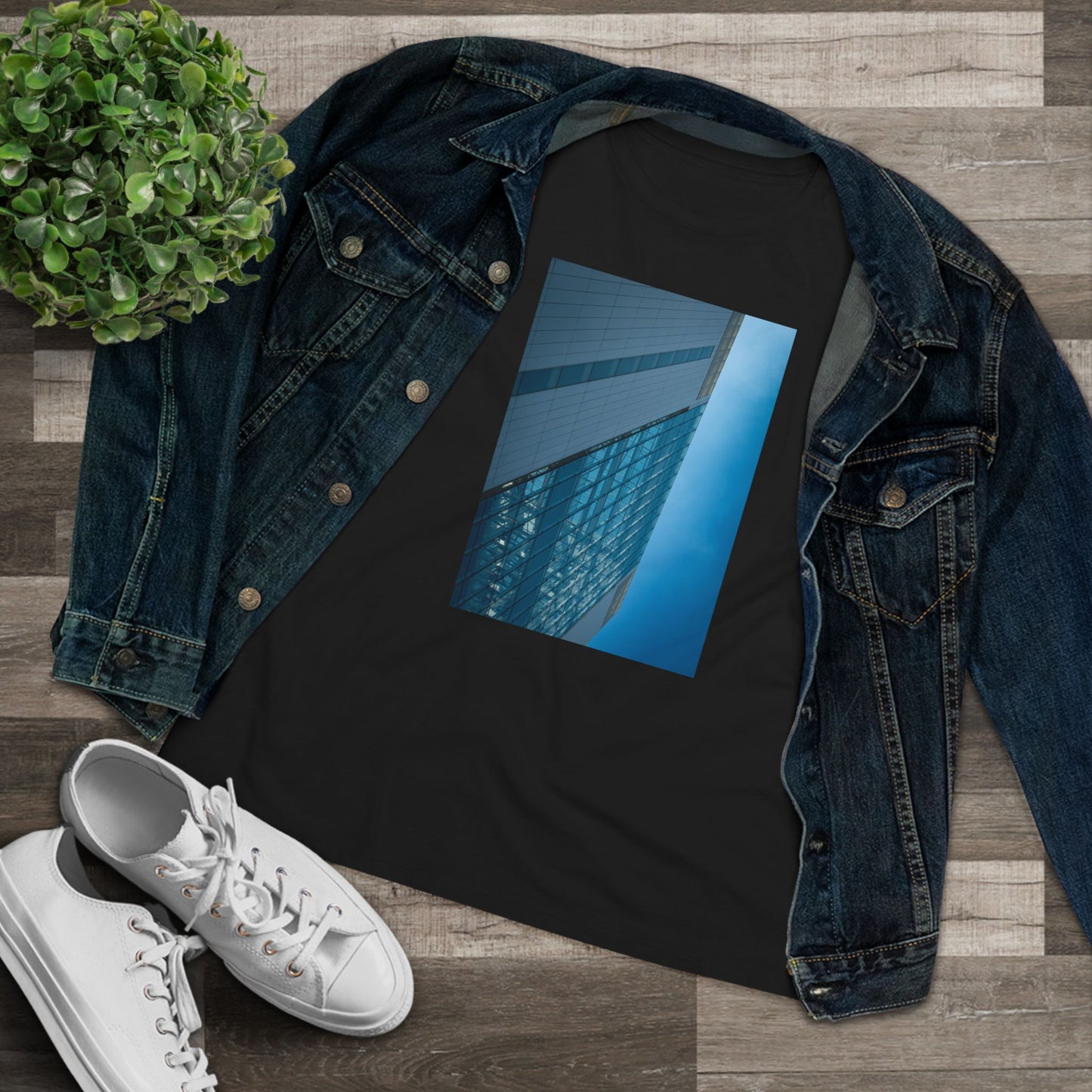 Skyscraper Rise The Hague Woman's Tee | The StudioTJ Signature Collection