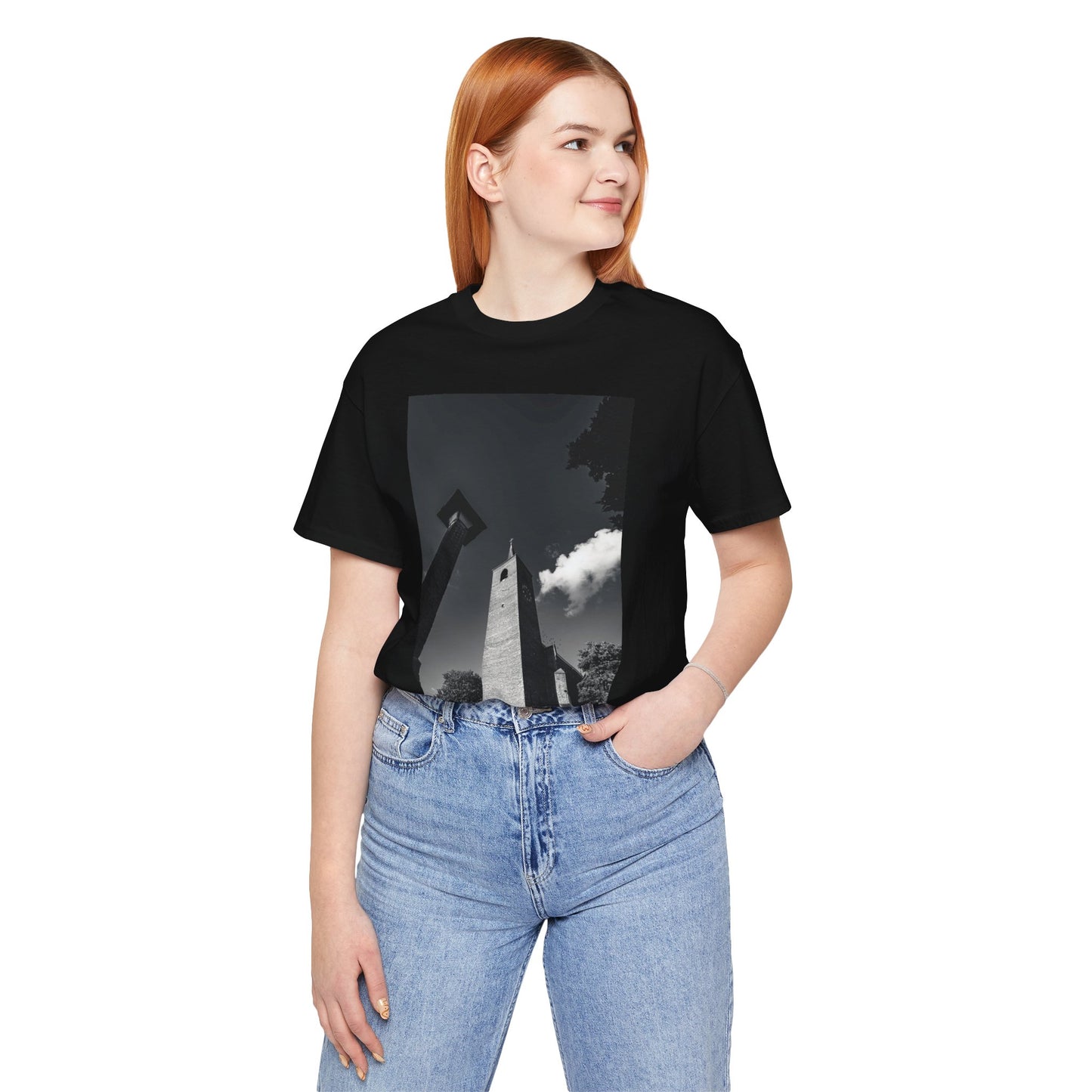 Lammenschans Steeple Monochrome Unisex Tee | The Monochrome Moods Collection