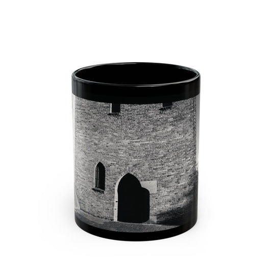 Monochrome Ancient Leiden Wall Ceramic Mug 11oz 15oz