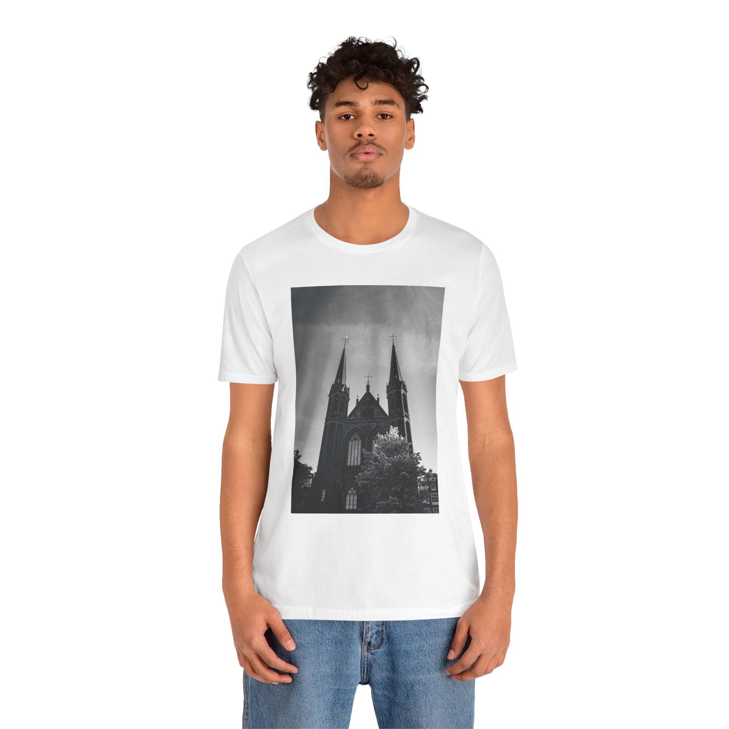 Iconic Form Amsterdam Moody Unisex Tee | The Monochrome Moods Collection